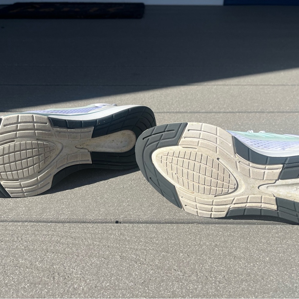 adidas Women’s White & Mint Bounce Running Sneakers - Picture 6 of 6